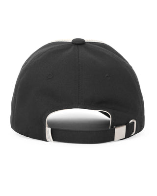 Minimalist ball cap with a structured brim