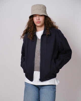 Stylish sun hat with a short brim for outdoor wear