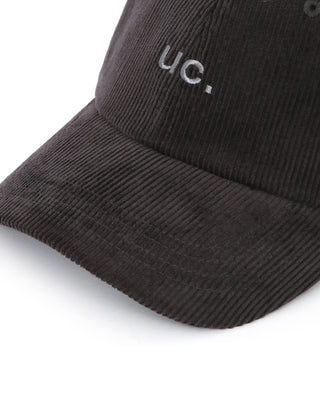 Classic corduroy dad cap with a soft top