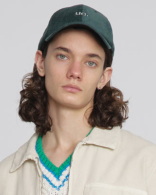 Classic dad cap with a cozy corduroy texture