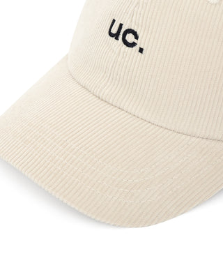 Classic dad cap with a cozy corduroy texture