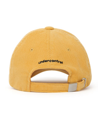 Classic corduroy dad cap with a soft top
