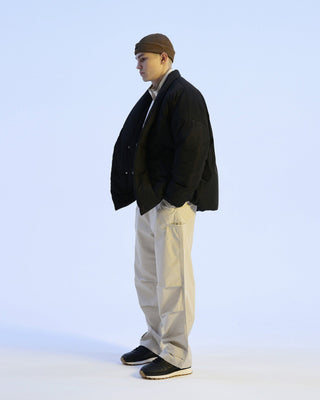 Trawler beanie on a snowy day