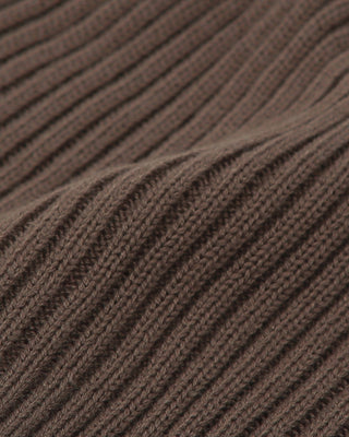 Ribbed knit beanie for added texture
