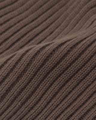 Ribbed knit beanie for added texture