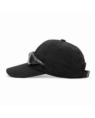 deep fit baseball cap with eyewear slots