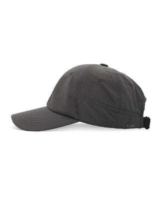 outdoor ball cap with functional slit for glasses