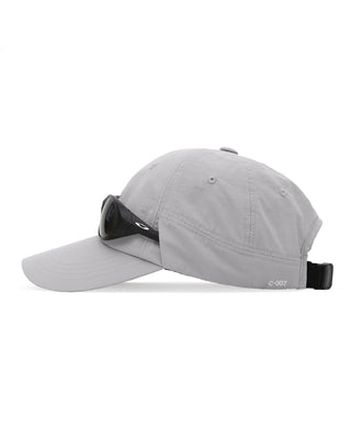 lightweight nylon cap with aero-cool sweatband