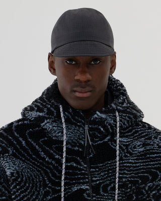 Short visor ball cap for a modern look