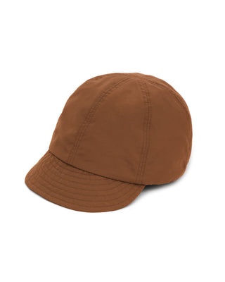 Exploring outdoors with a short visor cap