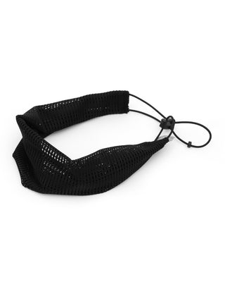 Black mesh sports headband for running gym training UNDERCONTROL Korea