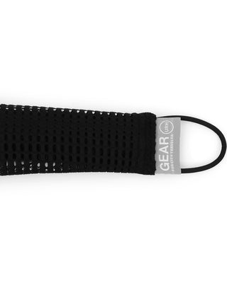 Functional mesh sweatband with adjustable width URH A-006 black