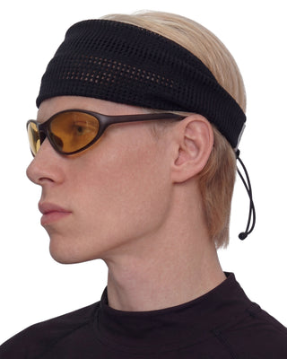 UNDERCONTROL URH A-006 mesh hairband black running headband breathable sports band Korea