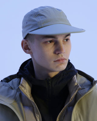 Outdoor ball cap providing superior sun protection.