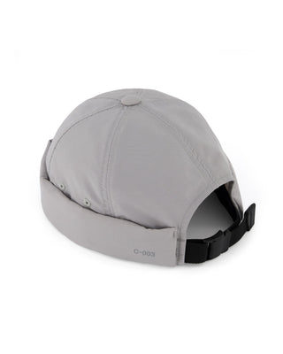 Watch cap in a snowy landscape