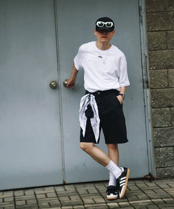 @namoo_daddy wearing URH OPT Washed Cap