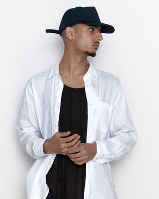 cotton nylon blend cap with sharp shape