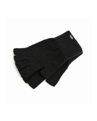 Variety of winter gloves in a retail display