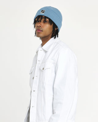 - Lightweight beanie in a breathable fabric