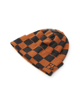 - Fisherman beanie with ribbed texture