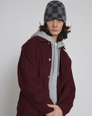 - Fisherman beanie in neutral tones