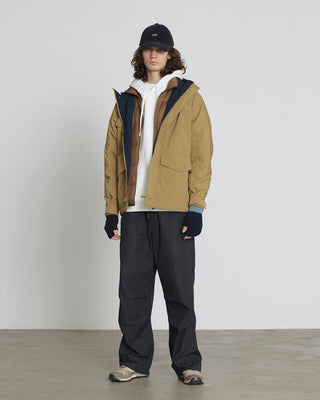 Warm winter gloves in a cozy indoor environment