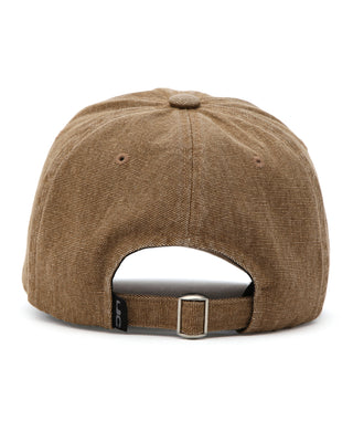 bio washed cotton baseball cap with adjustable strap