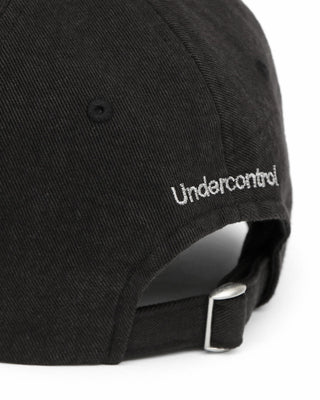 Close-up of soft top design on a baseball cap