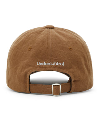 minimal washed cotton ball cap