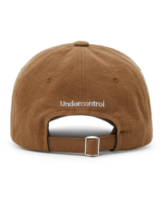minimal washed cotton ball cap