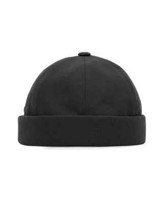 Stylish brimless cap without a visor.