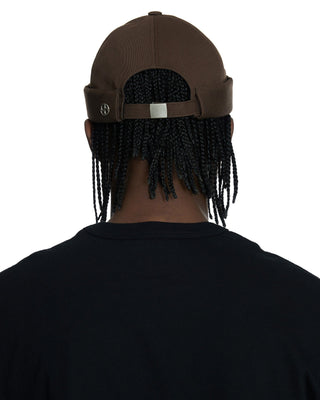 Trendy watch cap for winter fashion.