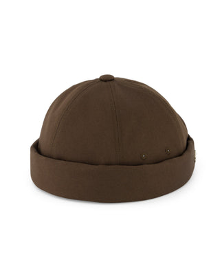 Brimless cap in various colors and styles.
