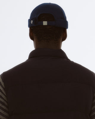 Stylish brimless cap without a visor.