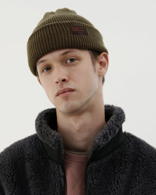 Close-up of Knit Fisherman Beanie