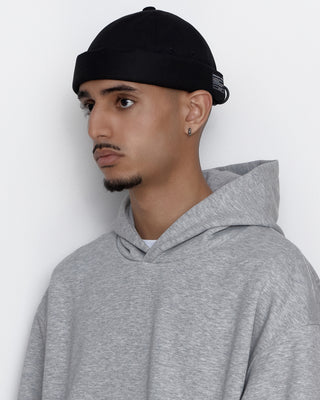 structured twill cotton watch cap