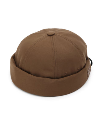 structured twill cotton watch cap