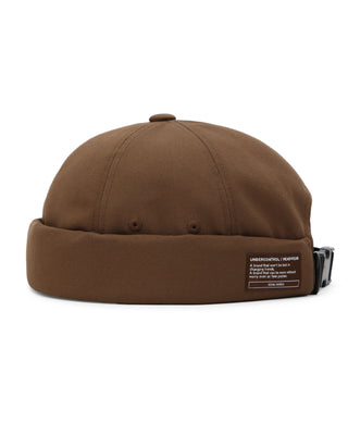 minimalist brimless streetwear cap