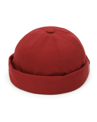 structured brimless cap for layering