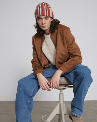 Beanies with embroidered logos and patches