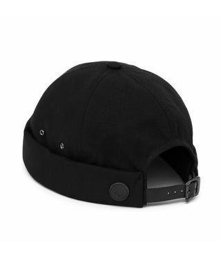 Brimless cap in a natural outdoor setting