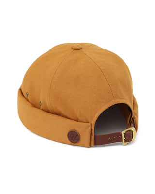 Brimless cap in a beach environment