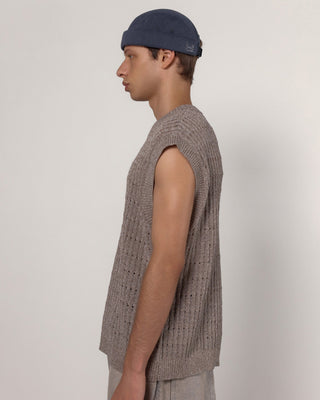 Brimless cap showcasing versatile style