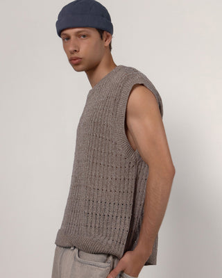 Watch cap paired with outdoor gear