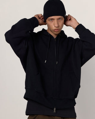 Beanie showcased on a wooden table