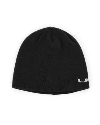 Trendy trawler beanie on a city street