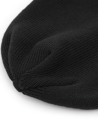 Collection of colorful beanies on display