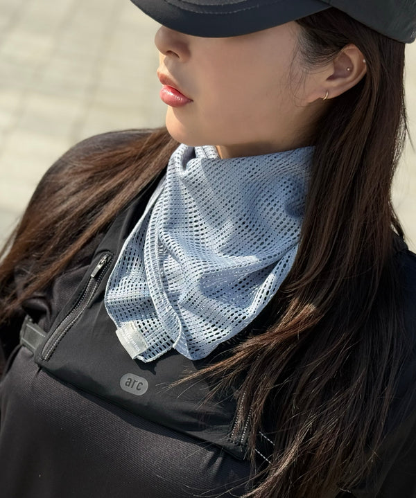 @iammissyoo wearing URH BREEZE Mush Scarf