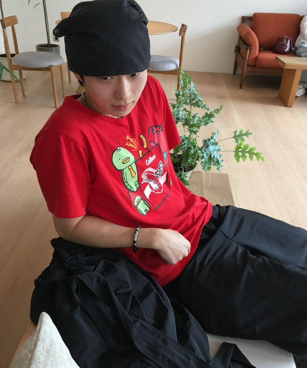 @승민이이잉 wearing URH BREEZE Mush Scarf