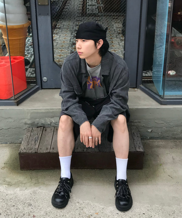 @zunkoes wearing URH BREEZE Mush Scarf